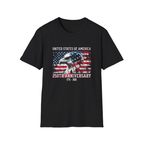 250th Anniversary Eagle Flag T-Shirt — United States of America 1776–2026