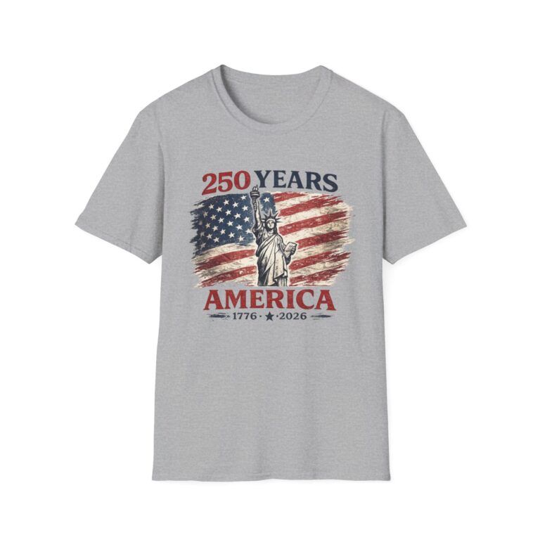 250 Years America T-Shirt – 1776–2026 Patriotic Statue of Liberty Flag Tee