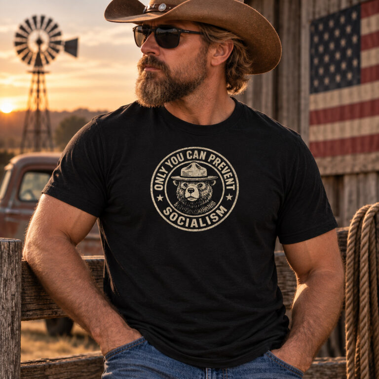 “Only You Can Prevent Socialism” Smokey Bear T-Shirt