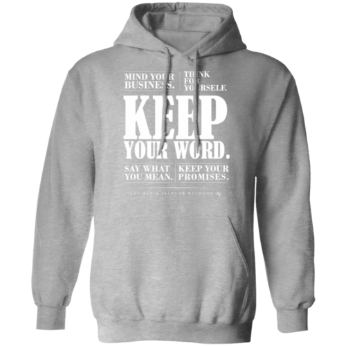 Keep Your Word Montage Hoodie