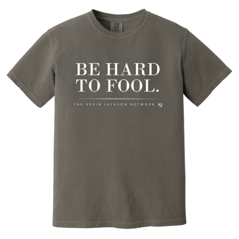Be Hard to Fool White Letter Short Sleeve Tee