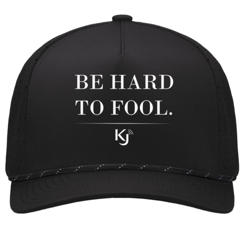Be Hard to Fool White Letter Cap