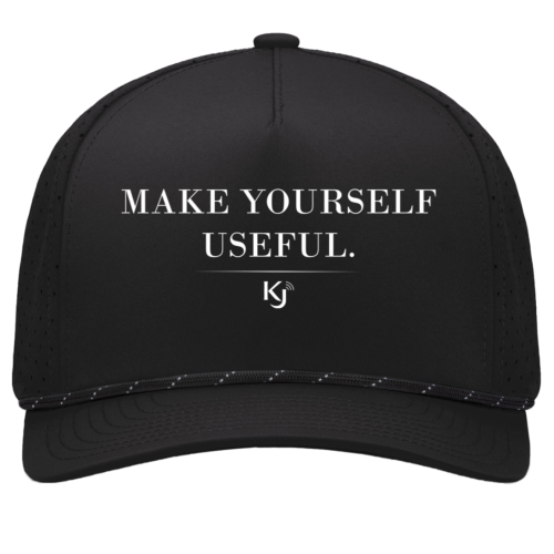Make Yourself Useful White Letter Cap